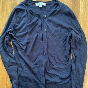 Loft Navy Blue Cardigan Small Petite